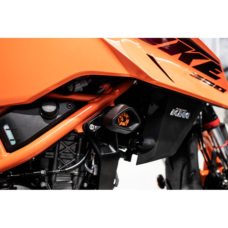 Protectores anti caída anti shock Street Defender KTM Duke 125 / Duke 390 2024-