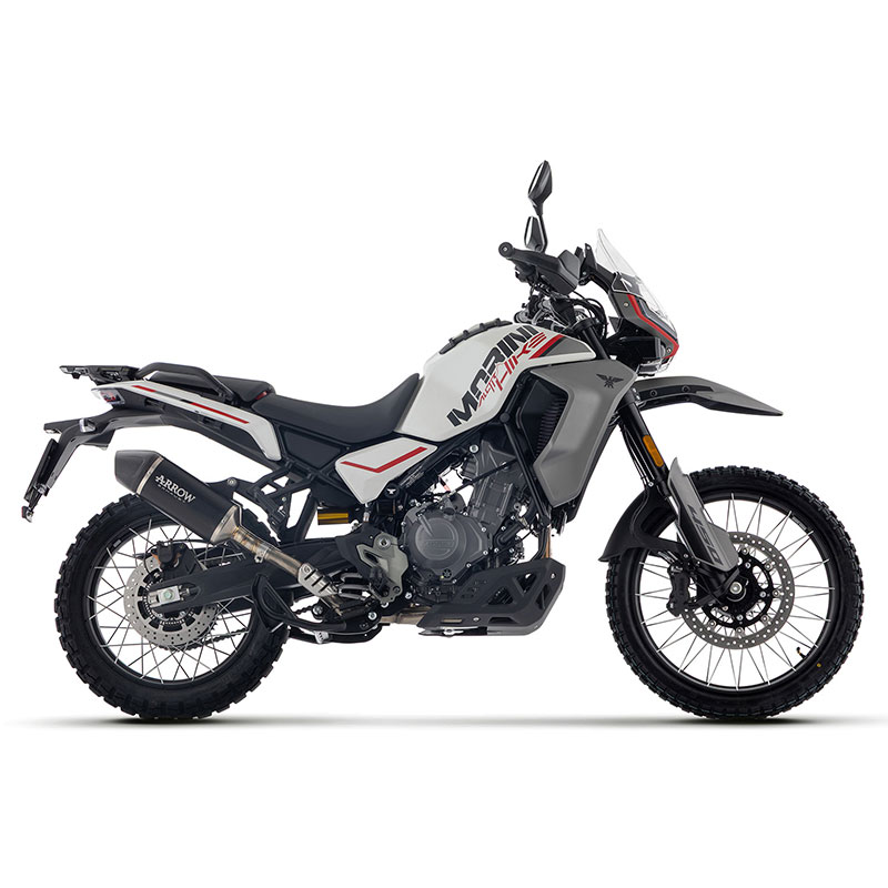 Escape Indy Race aluminio Dark Moto Morini Allthrike 450 2025-2026