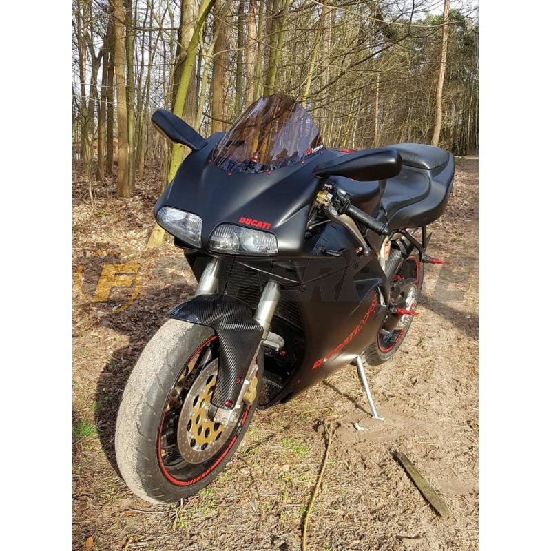 Guardabarros delantero fibra carbono Ducati 996 R / 998 2001-2004