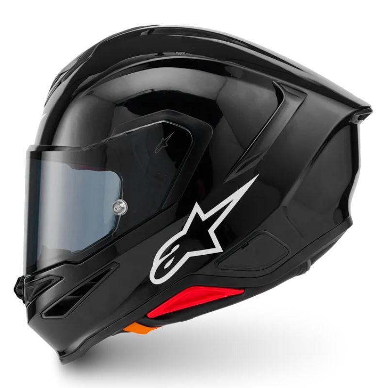 Casco Alpinestars S-R7 Solid negro brillo