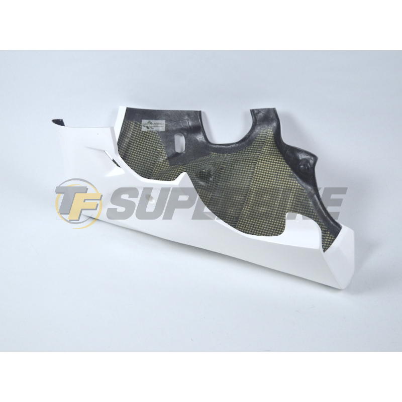 Carenado de fibra Yamaha R6 2017-2025 paso rueda negro