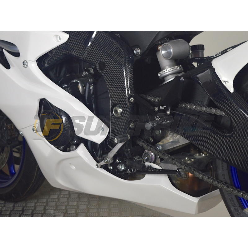 Carenado de fibra Yamaha R6 2017-2025 quilla escape original