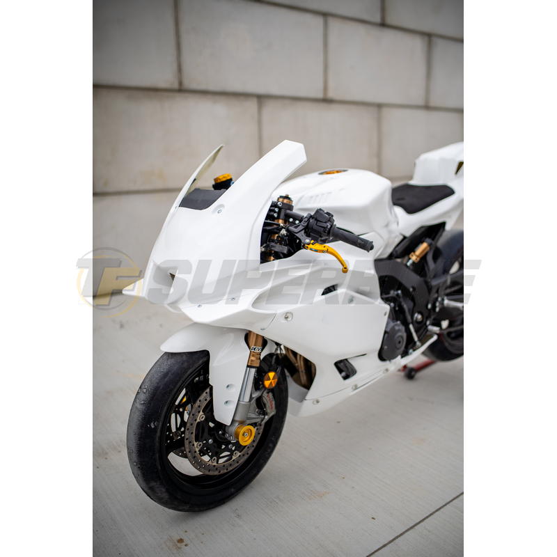 Lateral izquierdo fibra de vidrio Yamaha R9