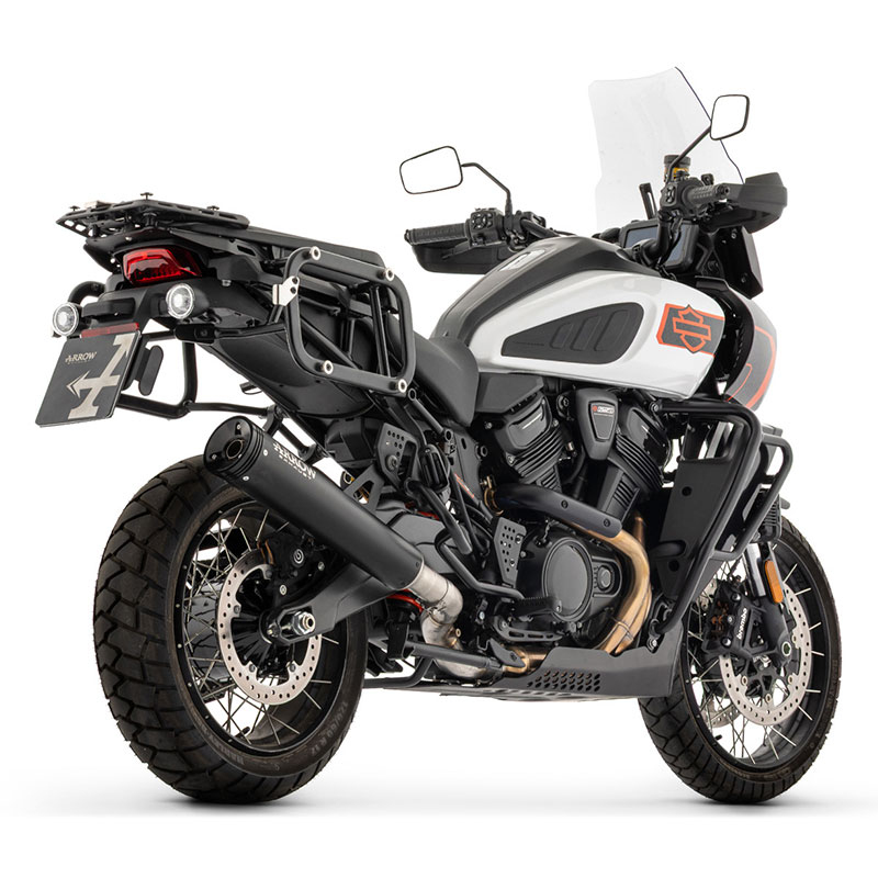 Escape racing Rebel Dark fondo aluminio Harley Davidson RA1250 Pan America 2026