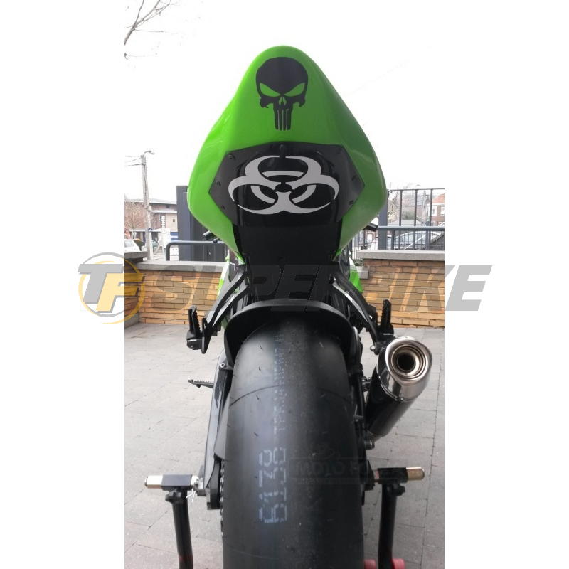 Carenado de fibra Kawasaki ZX-10R 2008-2010 colín racing