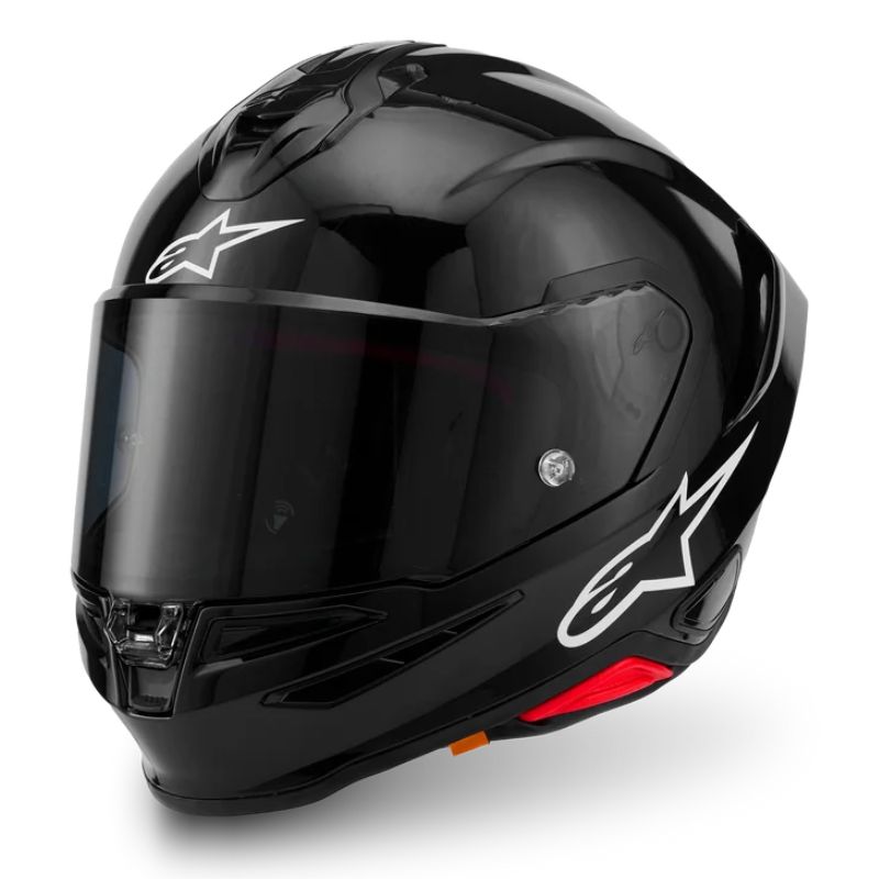 Casco Alpinestars S-R7 Solid negro brillo