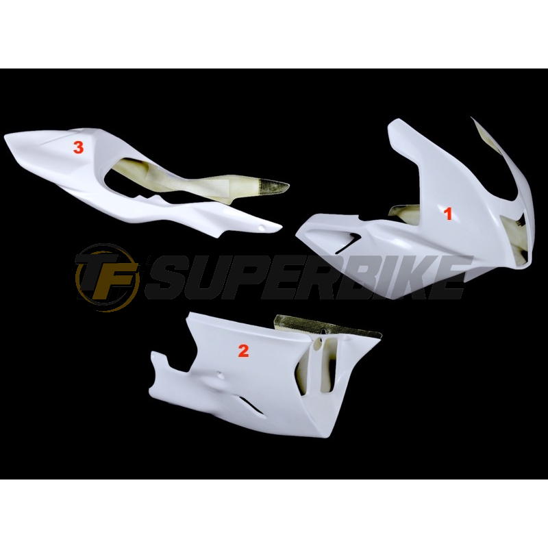 Carenado de fibra Aprilia RSV 1000 Mille 2004-2008 colín asiento original