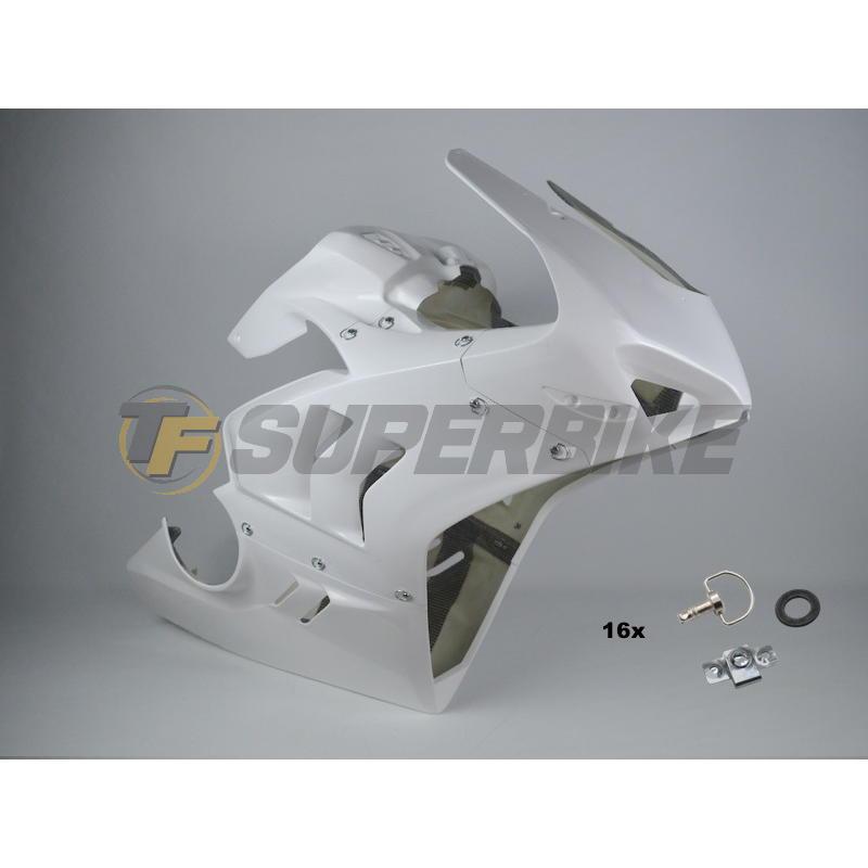 Carenado frontal con cubre depósito Ducati Panigale V4 / V4S / V4R 2023-2024. Quilla escape racing