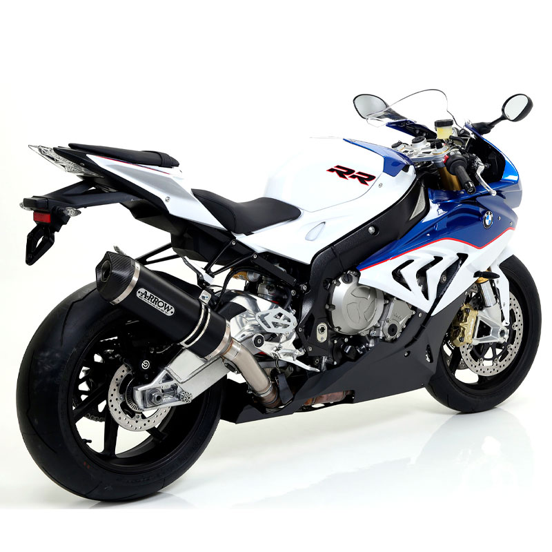 Escape Race-Tech aluminio Dark fondo carbono BMW S1000RR 2015-2016
