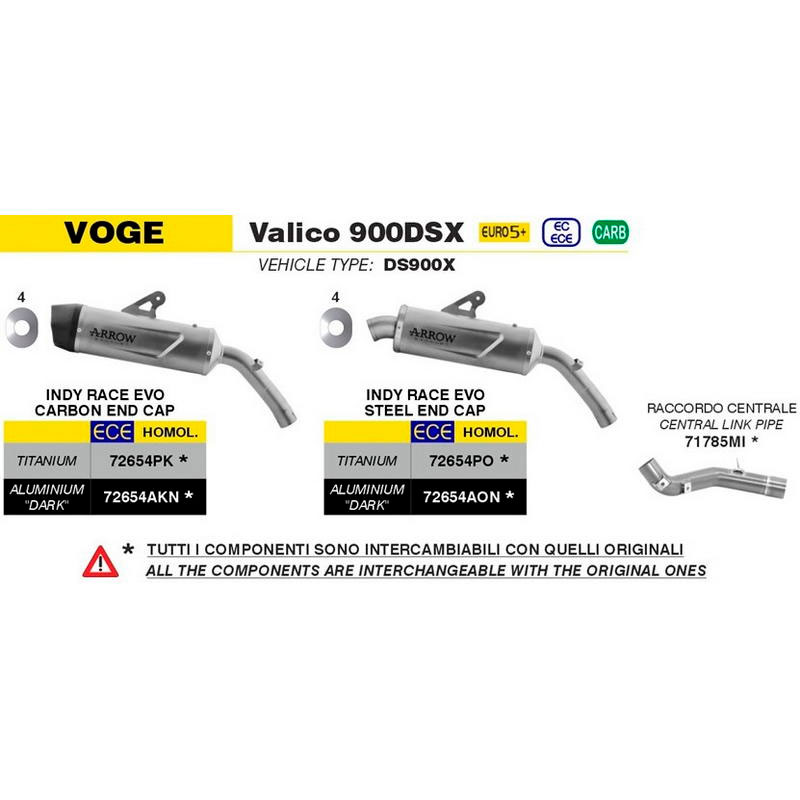 Conector acero Voge DS 900X 2025-2026