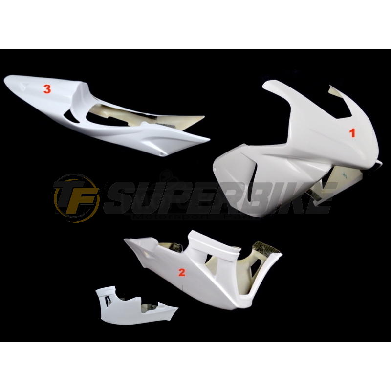 Carenado de fibra Honda CBR600RR 2003-2004 colín asiento original