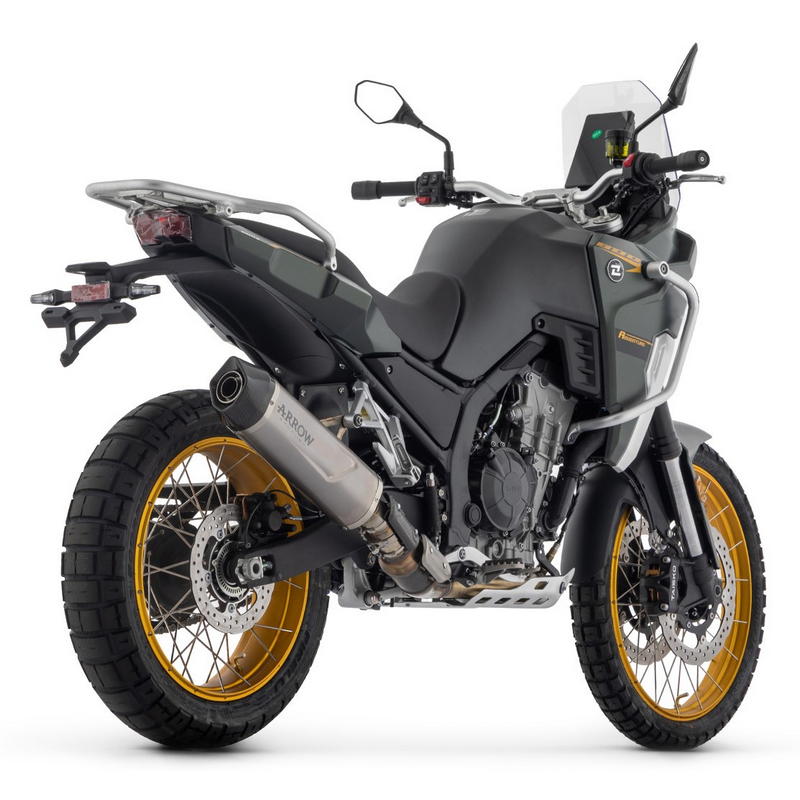 Escape Indy Race EVO titanio fondo carbono Kove 800X Pro 2024-