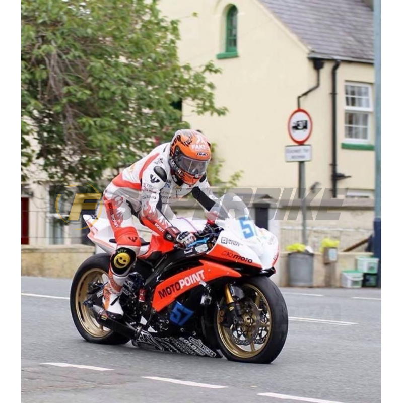 Carenado de fibra Yamaha R6 2008-2016 5 piezas colín racing