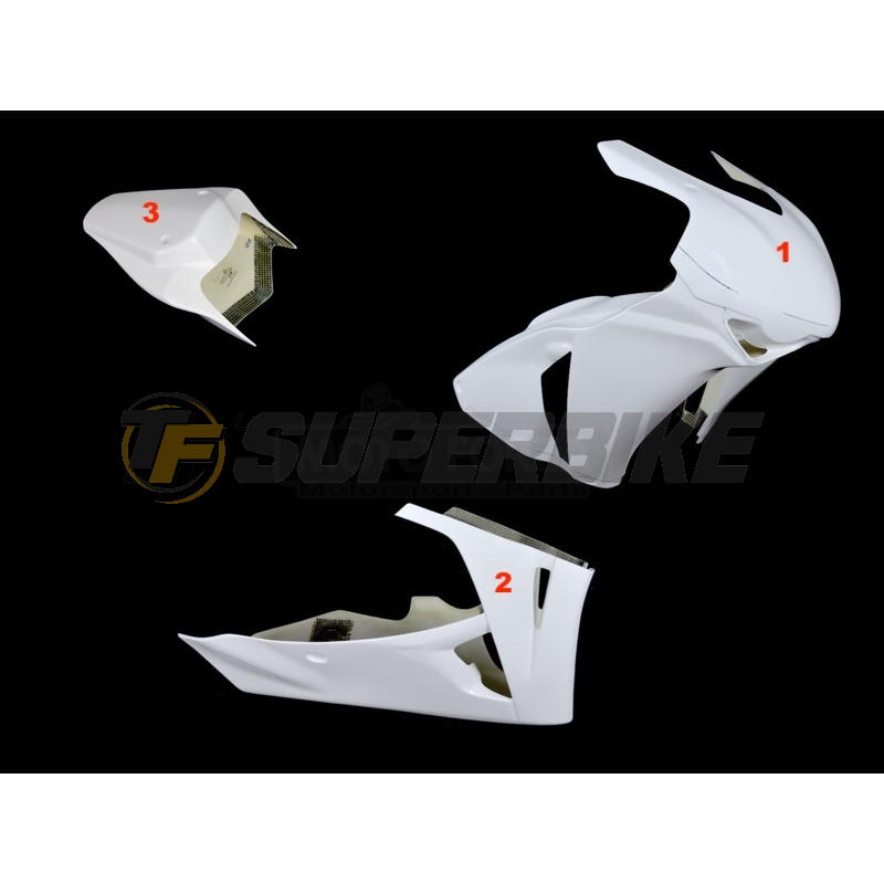 Carenado de fibra Honda CBR1000RR 2008-2011 colín asiento original