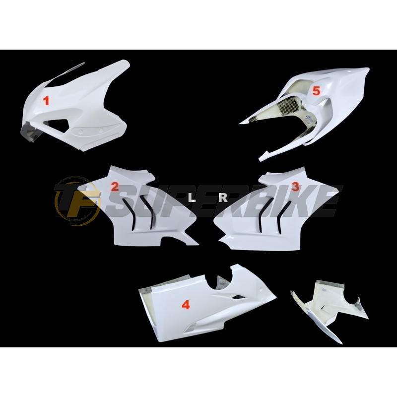 Carenado de fibra Ducati Panigale V4 / V4S / V4R 2018-2022 escape original