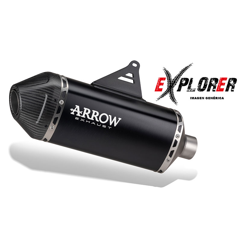 Escape Explorer aluminio Dark BMW R12G / S 2025-2026