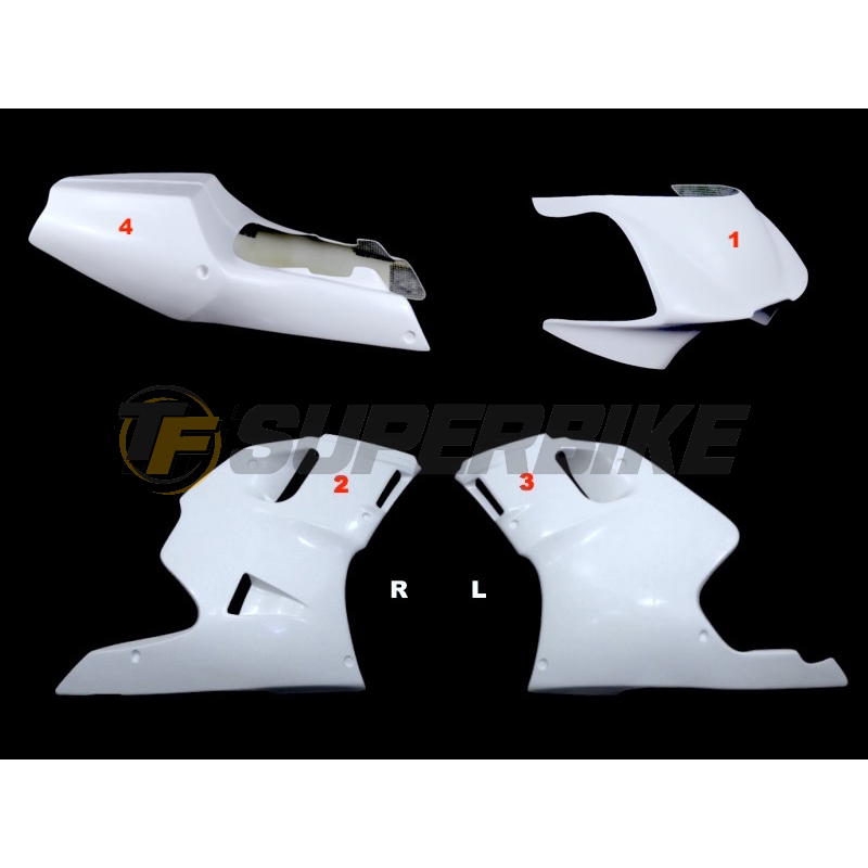 Carenado de fibra Yamaha TZR 125 1994-1995 colín asiento original