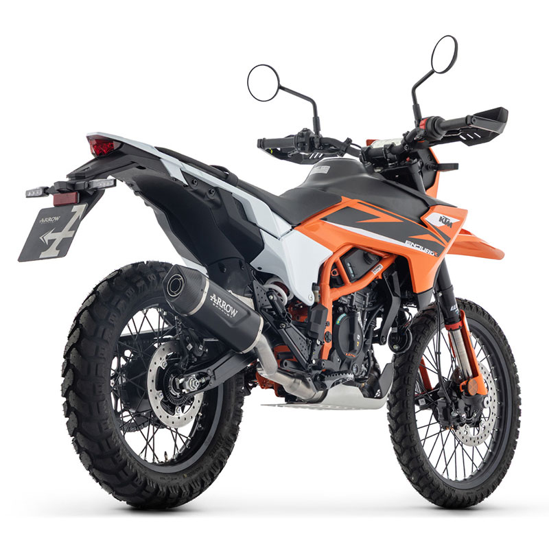Escape Indy Race Evo aluminio Dark KTM 125 Enduro R / SMC R 2025-2026