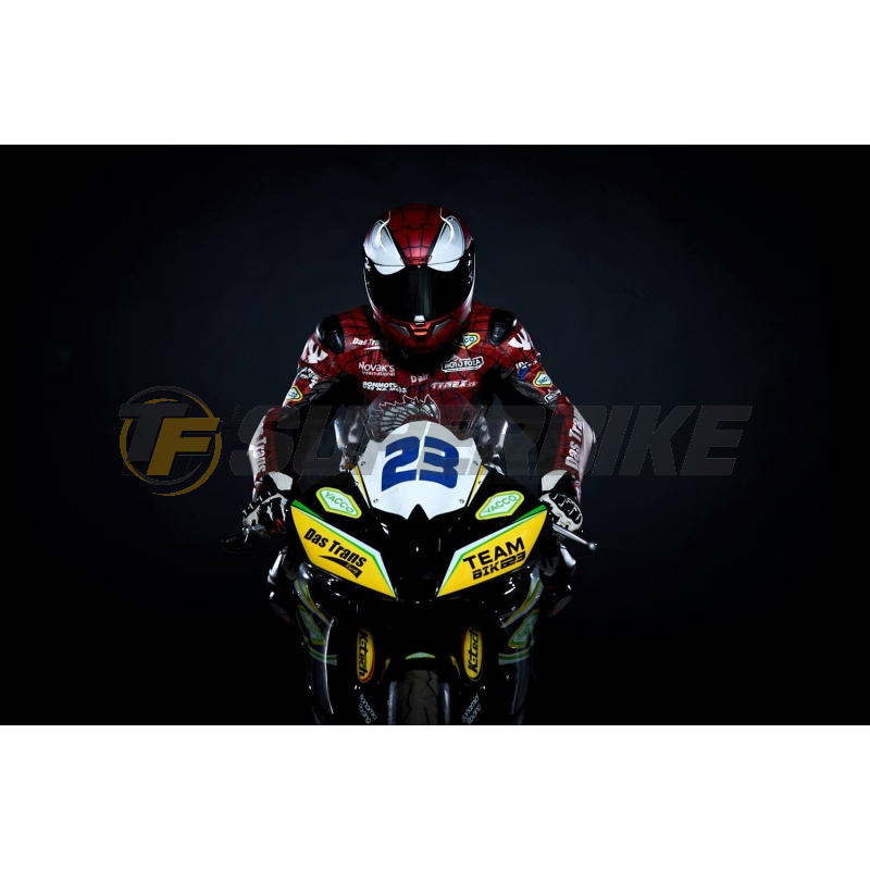Carenado de fibra Yamaha R6 2008-2016 5 piezas colín racing