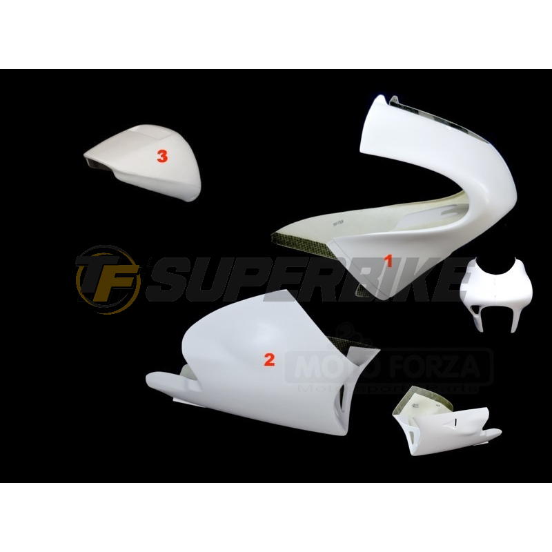 Carenado de fibra Aprilia RS 125 R GP 1999