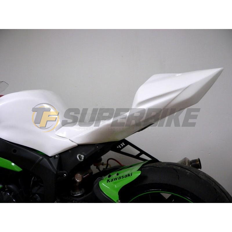 Carenado de fibra Kawasaki ZX-6R 2009-2017 3 piezas colín racing