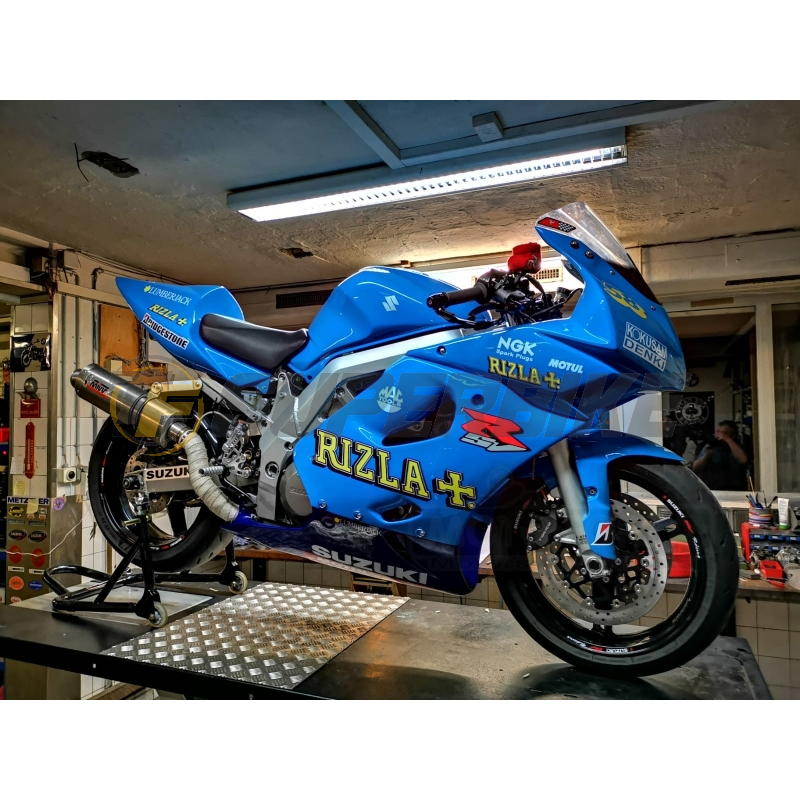 Carenado de fibra Suzuki SV 650 N / S / SV 1000 2003-2015 5 piezas colín asiento original