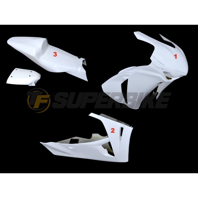 Carenado de fibra Honda CBR1000RR 2008-2011 colín racing