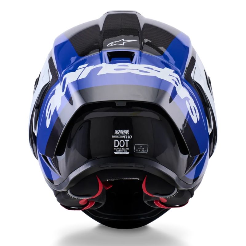 Casco Alpinestars Supertech R10 Arius negro-blanco-azul