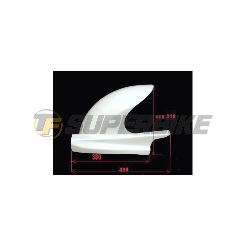 Guardabarros trasero fibra vidrio Suzuki SV 1000 2005-