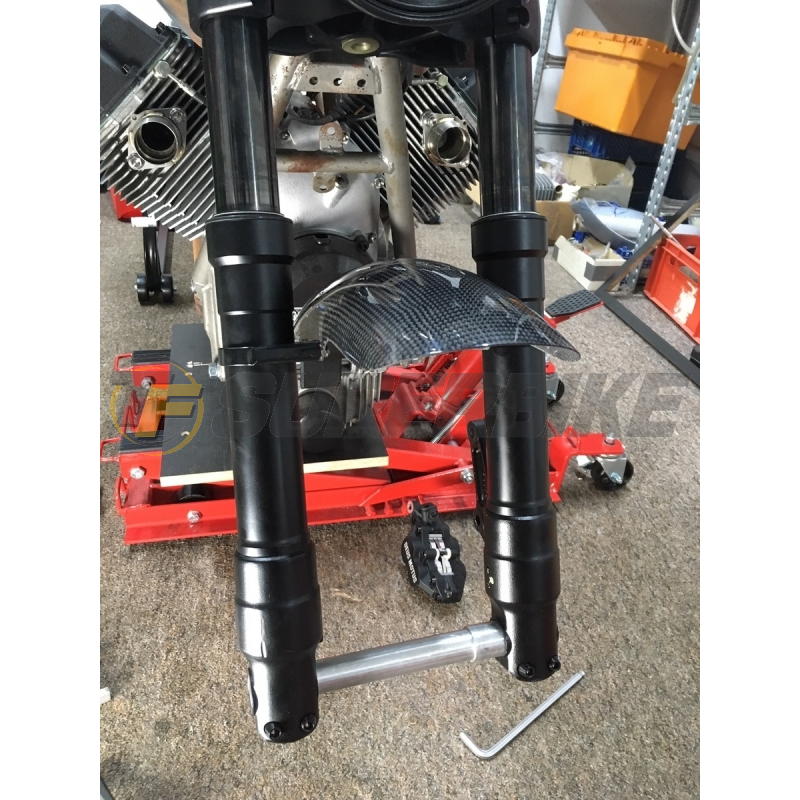 Guardabarros delantero fibra vidrio universal Café Racer Scrambler