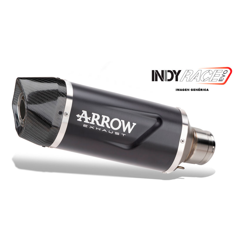 Escape Indy Race Evo aluminio Dark Kawasaki Ninja 650 - Z650 2024-2026 E5+