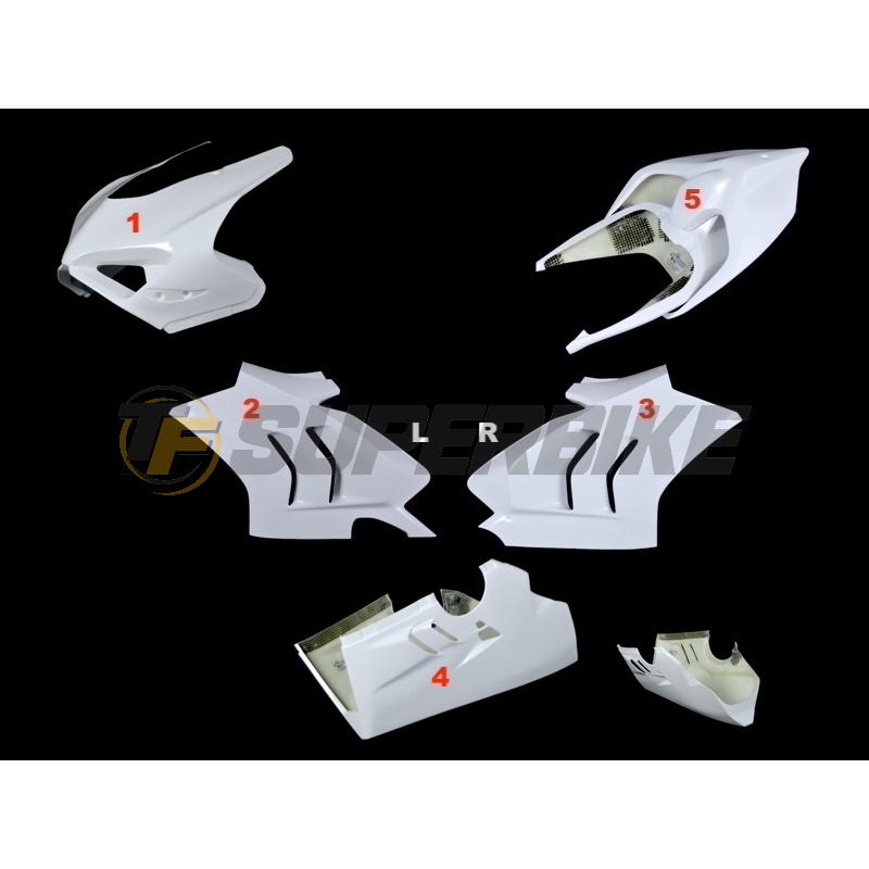 Carenado de fibra Ducati Panigale V4 / V4S / V4R 2023-2024 escape racing
