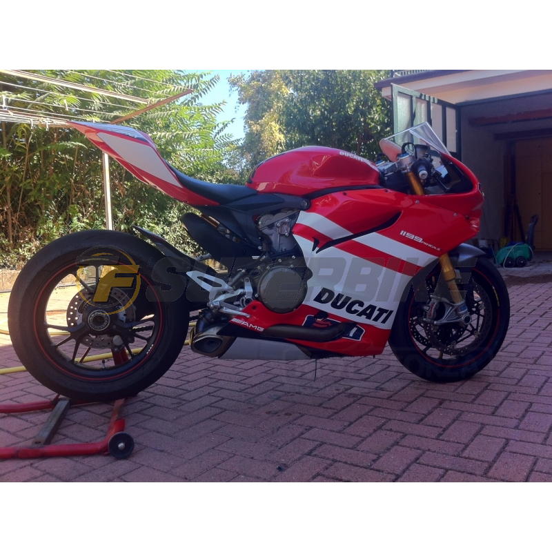 Guardabarros trasero fibra carbono Ducati Panigale 1199