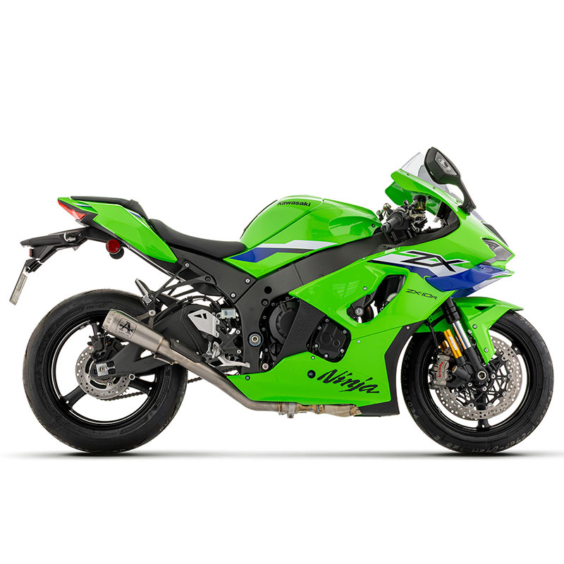 Medio sistema con escape Pro-Race titanio Kawasaki ZX-10R / ZX-10RR 2026 sin DB Killer