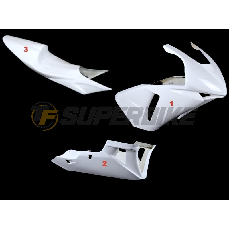 Carenado de fibra Honda CBR600RR 2005-2006 colín racing