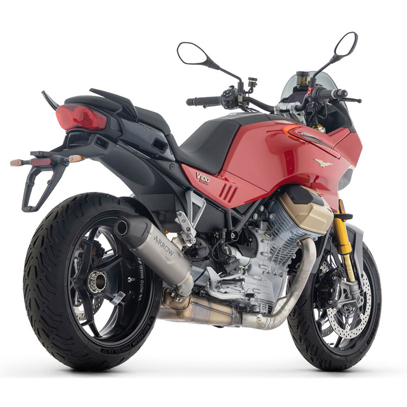 Escape Indy Race Evo titanio Moto Guzzi V100 Mandello / Stelvio 2025