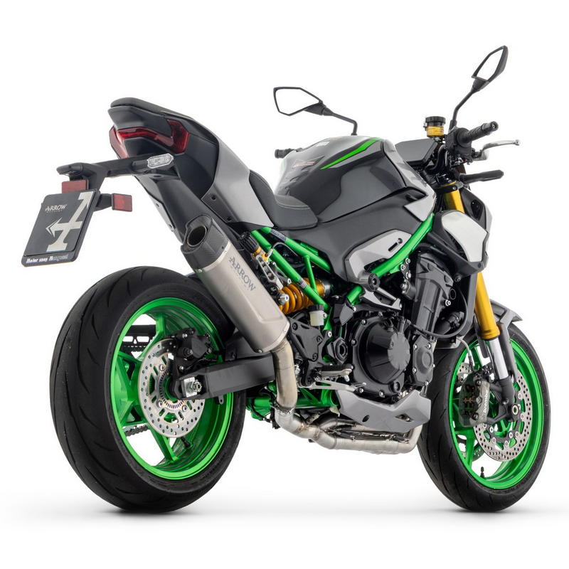 Escape Indy Race EVO titanio fondo carbono Kawasaki Z900 2025-