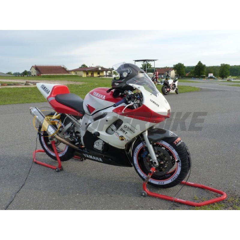 Carenado de fibra Yamaha R6 1999-2002 3 piezas colín asiento original