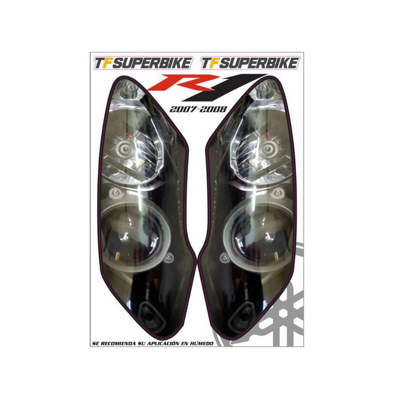 Adhesivos réplica faros Yamaha R1 2007-2008