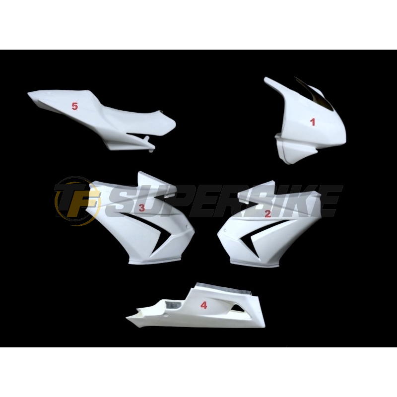 Carenado de fibra Kawasaki Ninja 250 2008-2012