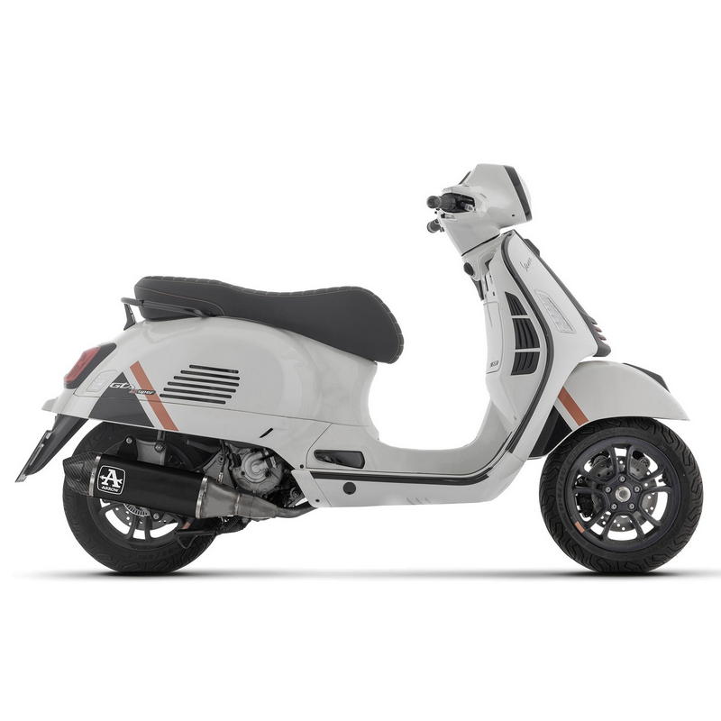 Escape completo Urban homologado aluminio Dark fondo carbono Vespa GTS 310 2025-
