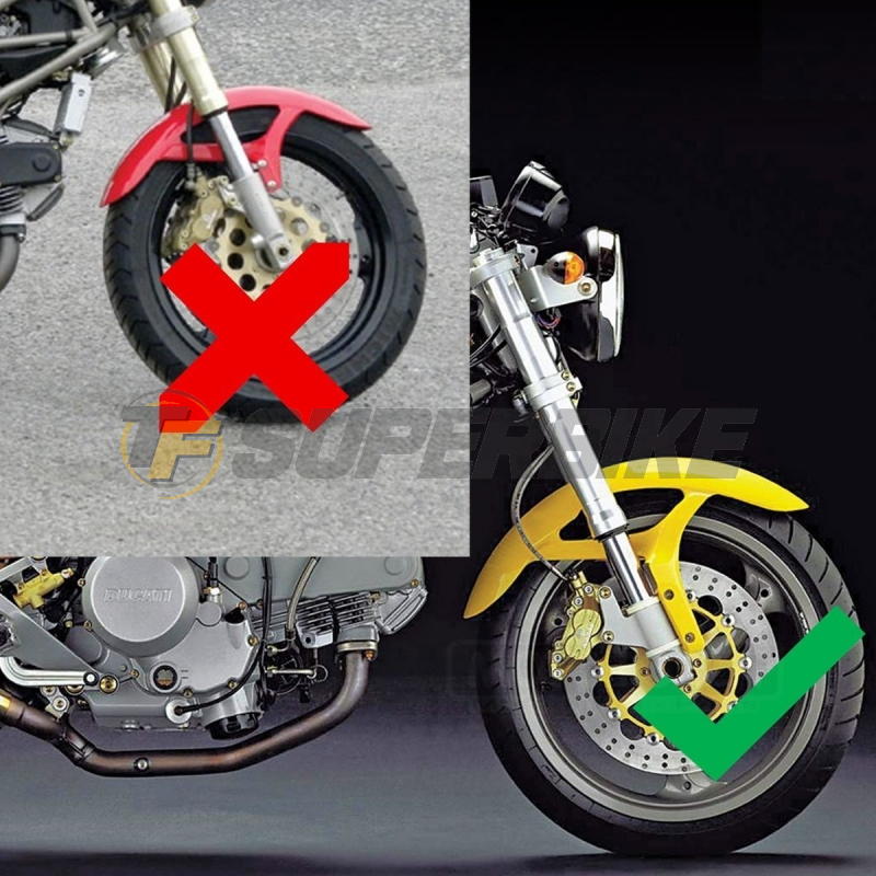 Guardabarros delantero fibra vidrio Ducati Monster S2 / S4 / Sport Classic / GT 1000 Classic