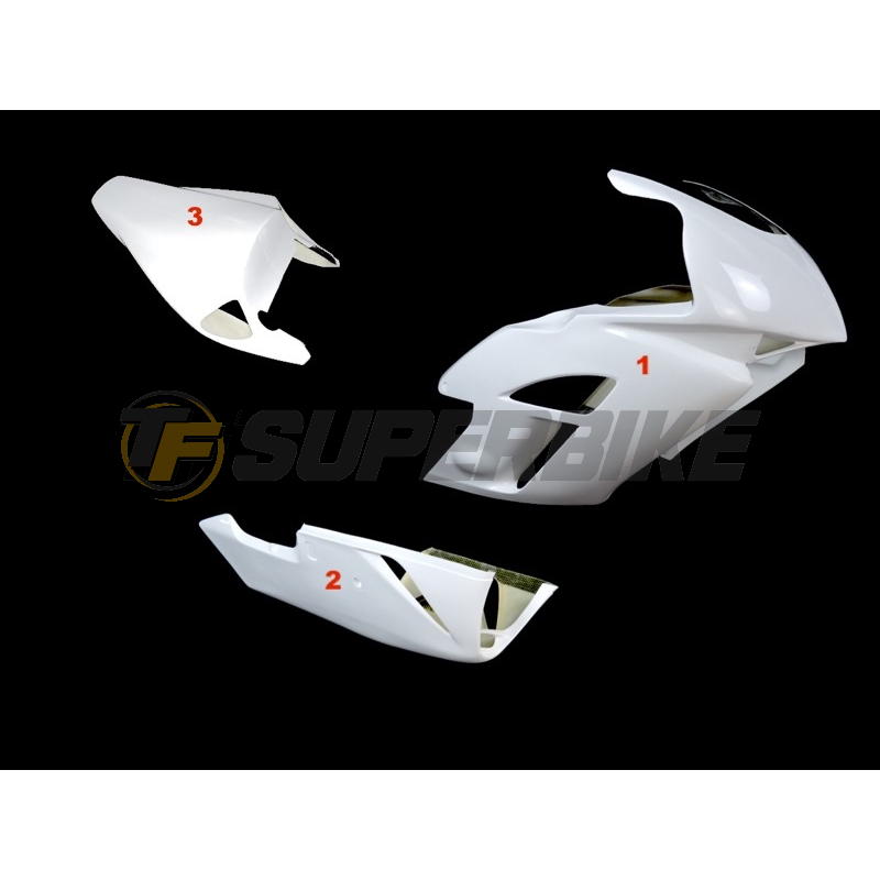 Carenado de fibra Honda CBR1000RR 2004-2005 colín asiento original