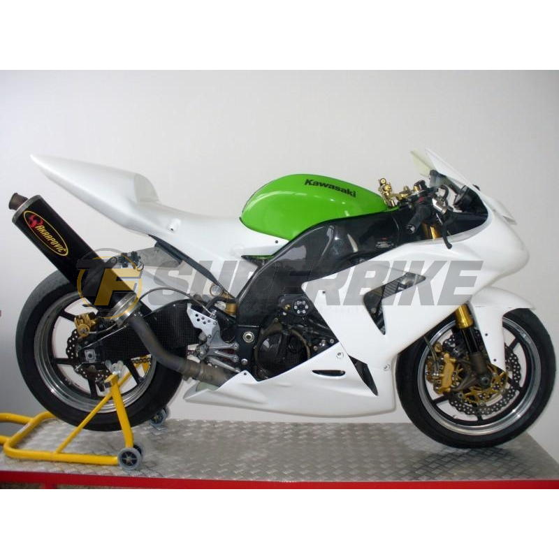 Carenado de fibra Kawasaki ZX-10R 2004-2005 colín racing