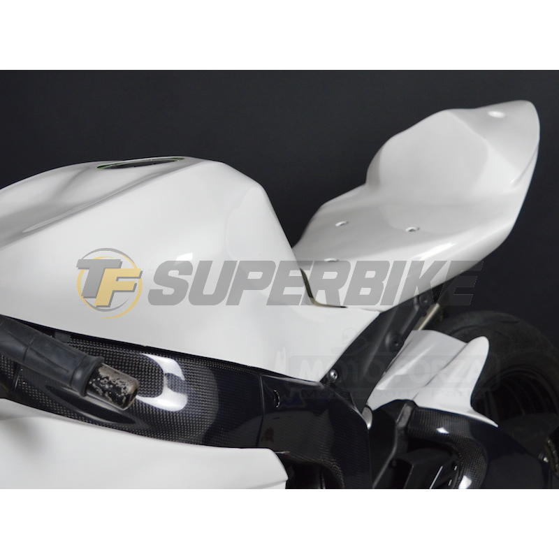 Carenado de fibra Kawasaki ZX-6R 2009-2017 3 piezas colín racing