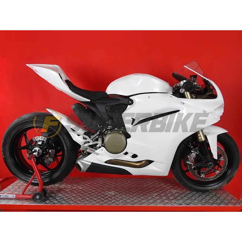 Carenado de fibra Ducati Panigale 959 / 1299 colín y escape racing