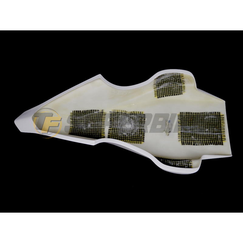 Carenado de fibra Yamaha R6 2017-2025 colín racing