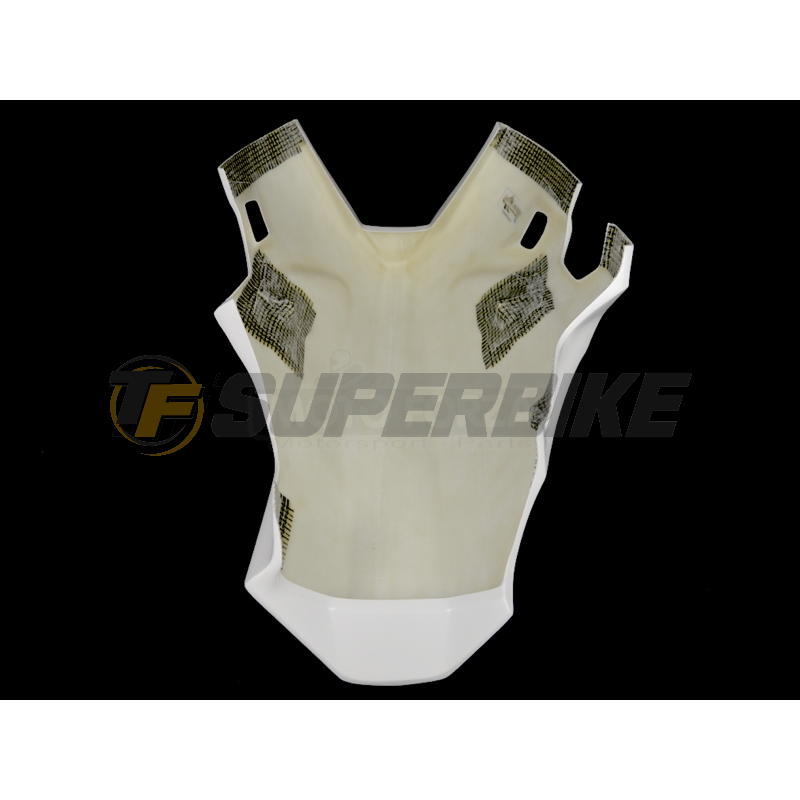 Carenado de fibra Yamaha R6 2017-2025 paso rueda negro