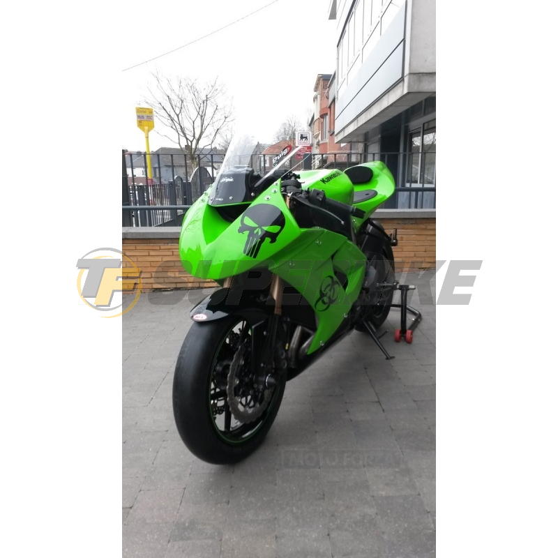 Carenado de fibra Kawasaki ZX-10R 2008-2010 colín racing