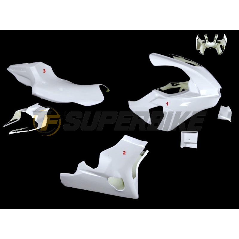 Carenado de fibra Yamaha R1 2015-2019 colín racing